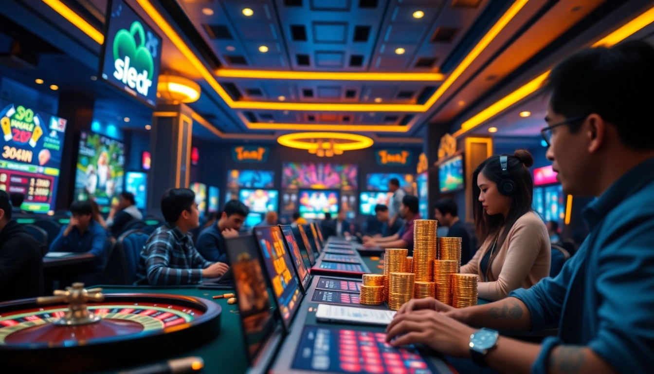 S666.nyc showcases an engaging online gambling environment with players immersed in poker, roulette, and slots.